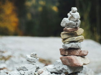 piled stones